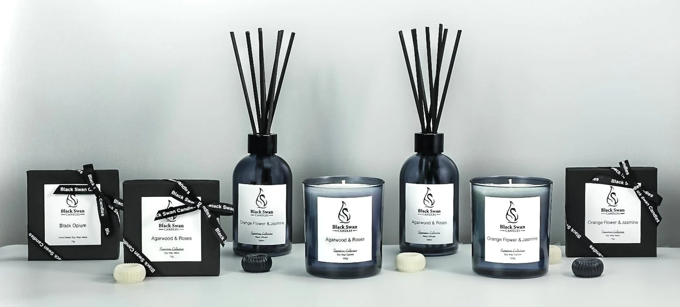 Black Swan Candles — Brand identity · Logo design · Shopify theme setup