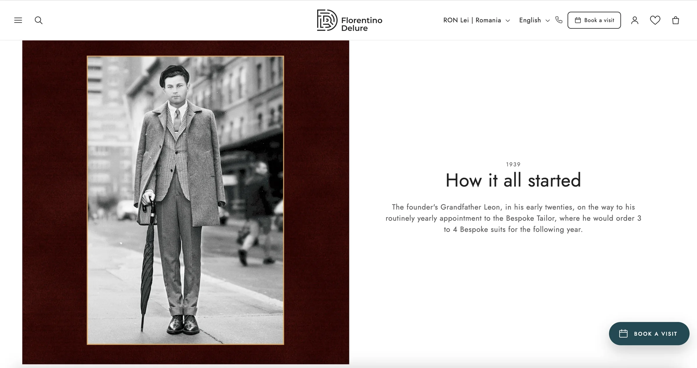 Florentino Delure — Brand heritage