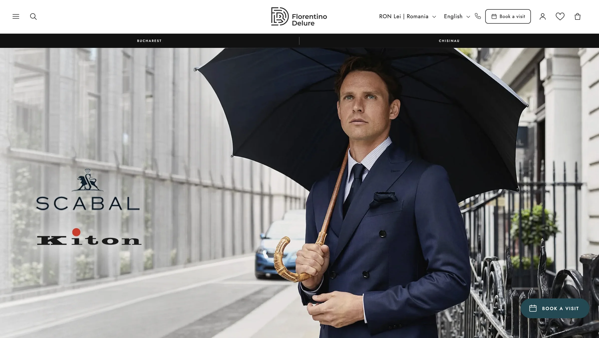 Florentino Delure — Desktop homepage