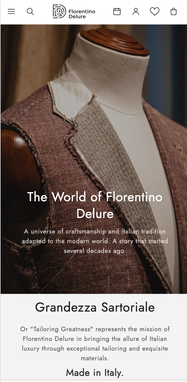 Florentino Delure — Mobile brand story