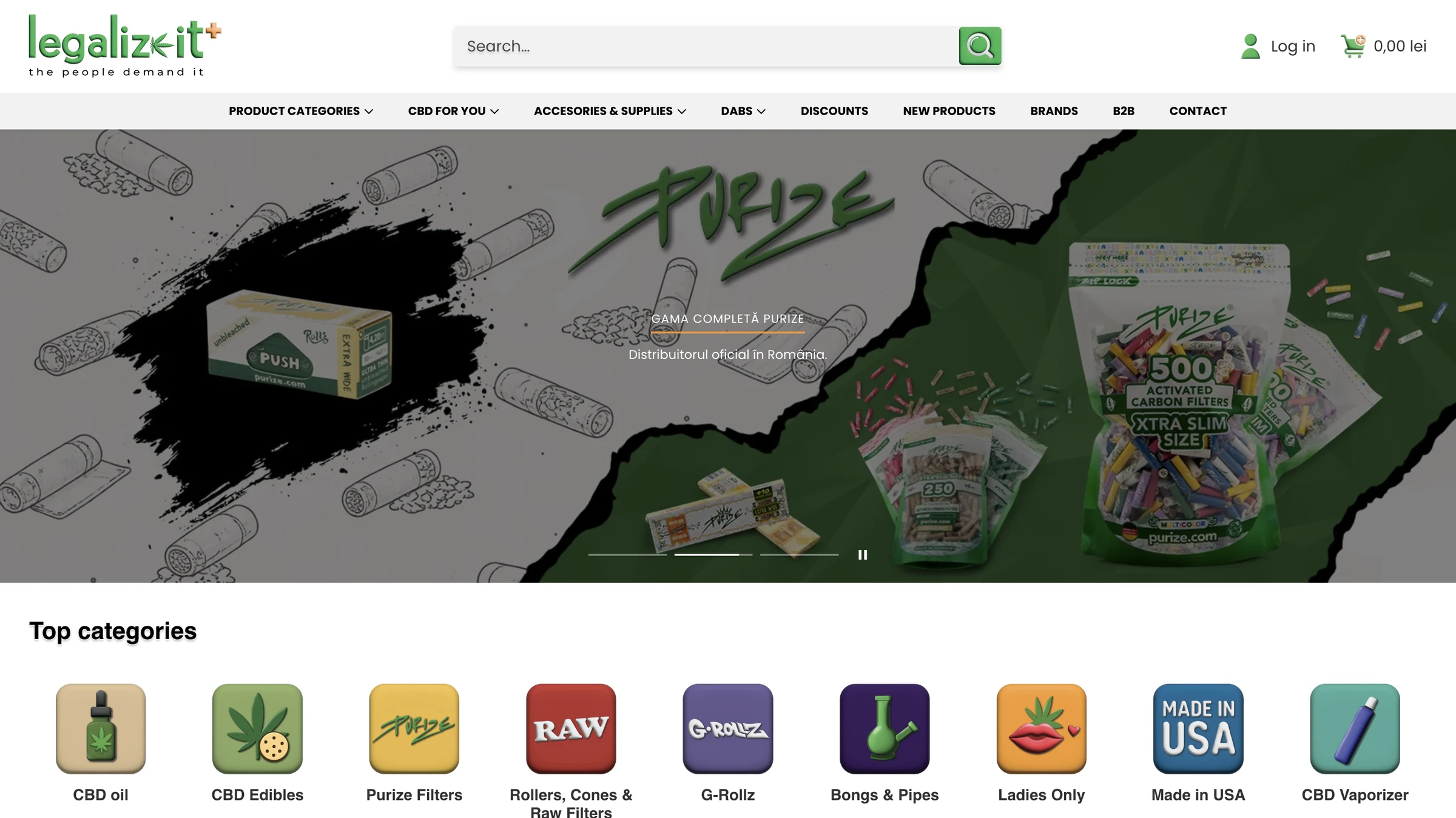 Legalize It Plus CBD Store — Shopify development · WooCommerce migration