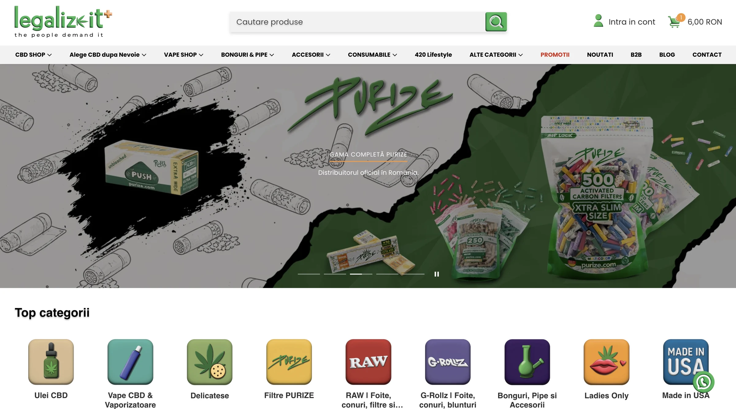 Legalizeit — Shopify storefront and custom category icons
