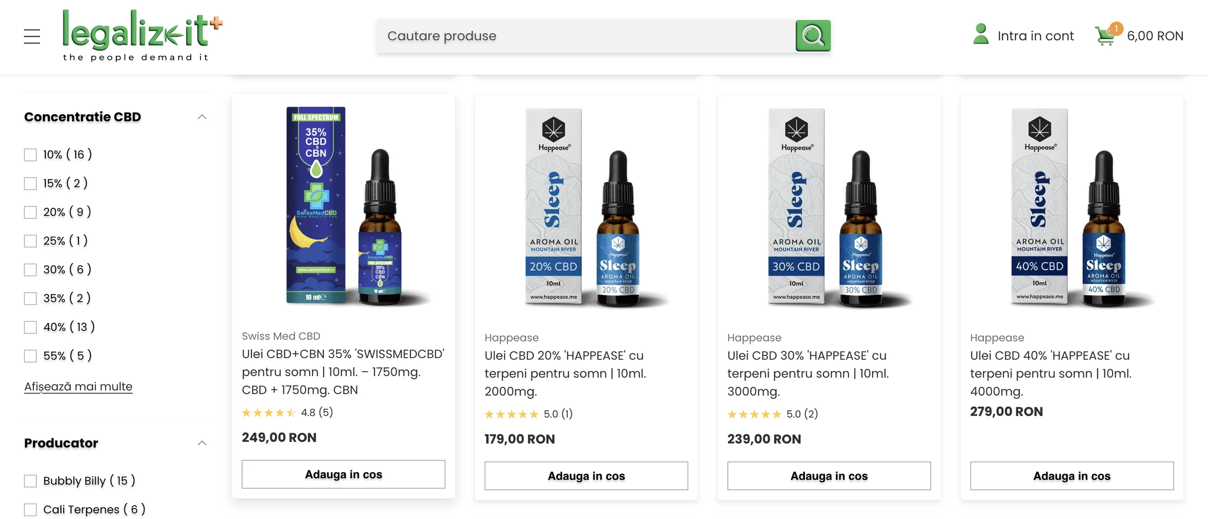 Collection filters and product discovery