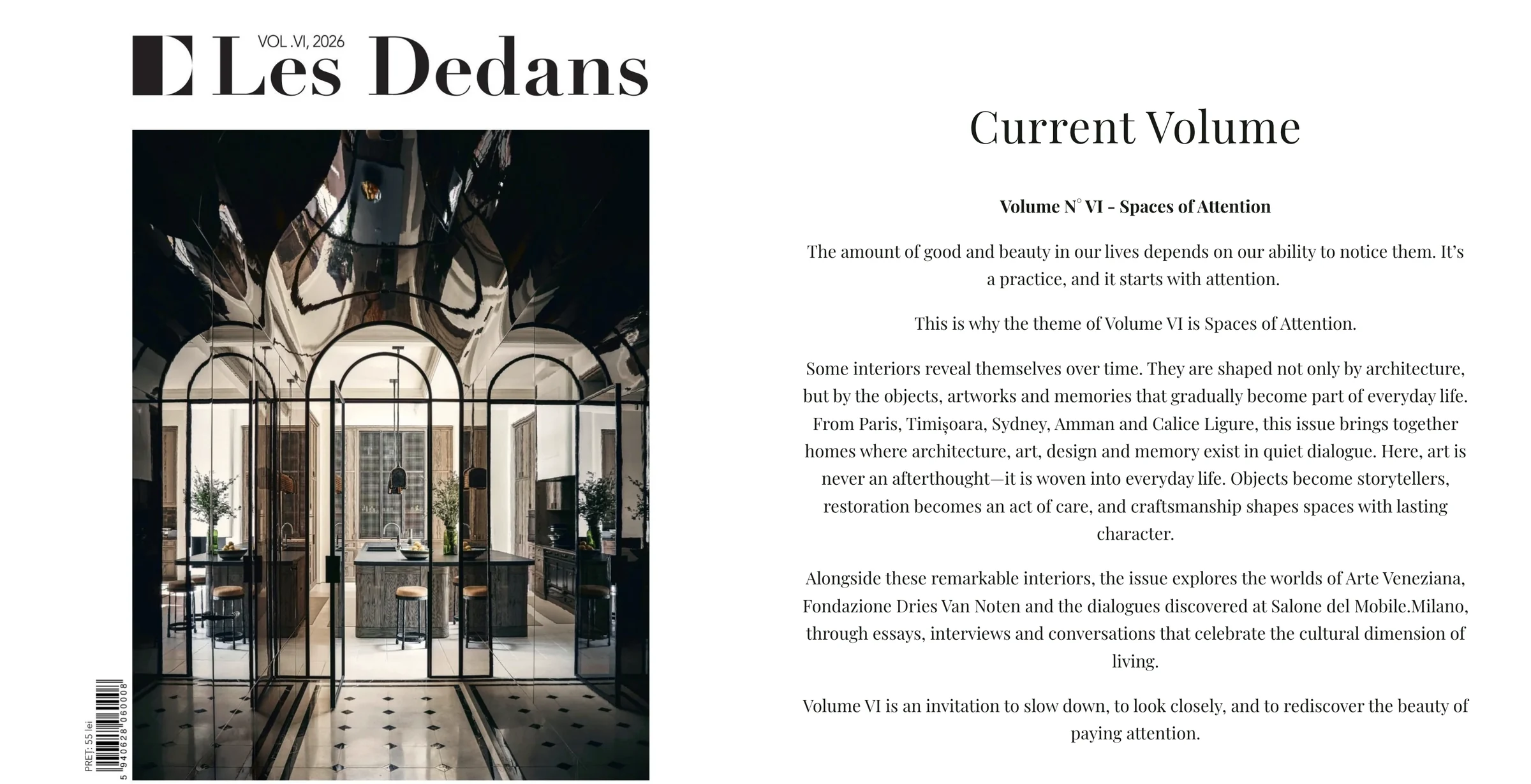 Magazine issues and editorial content