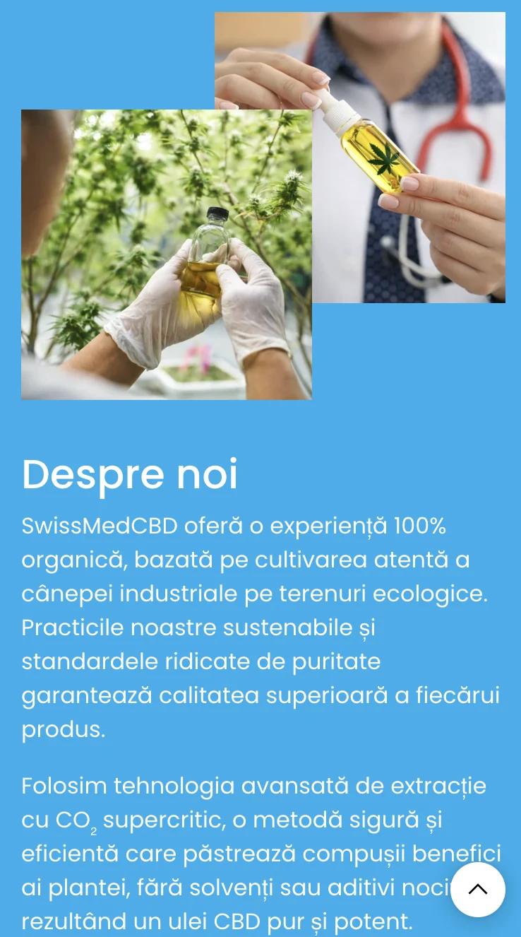 SwissMed CBD — Mobile brand story