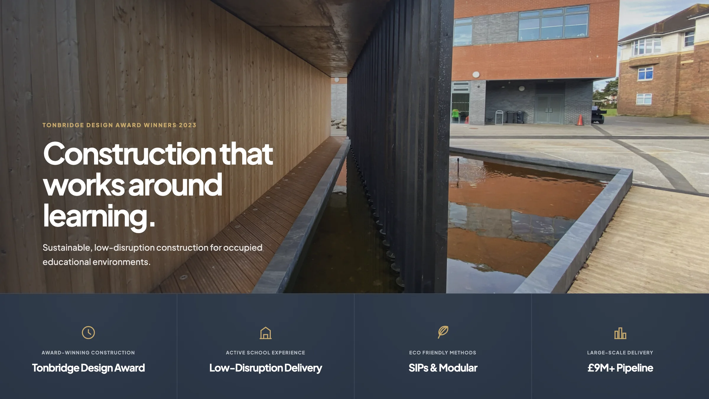 Total B Construction — Custom website development