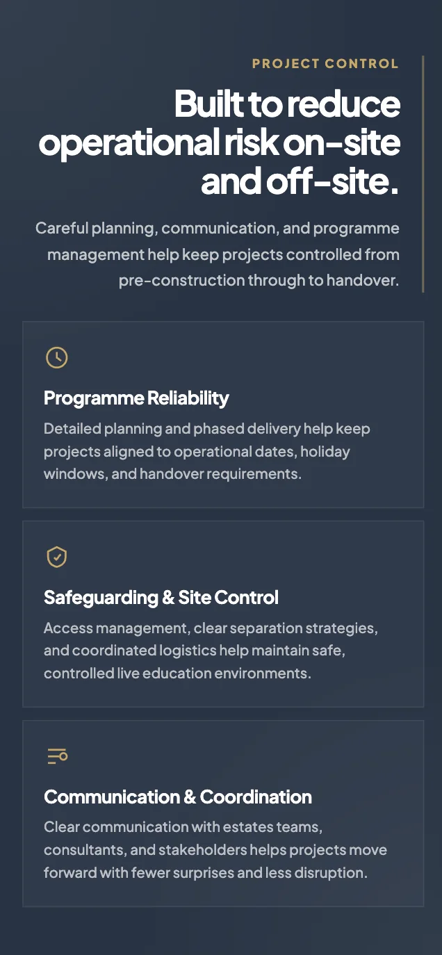 Total B Construction — Mobile project-control information.